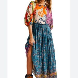Free People What You Want Maxi Dress Size L New